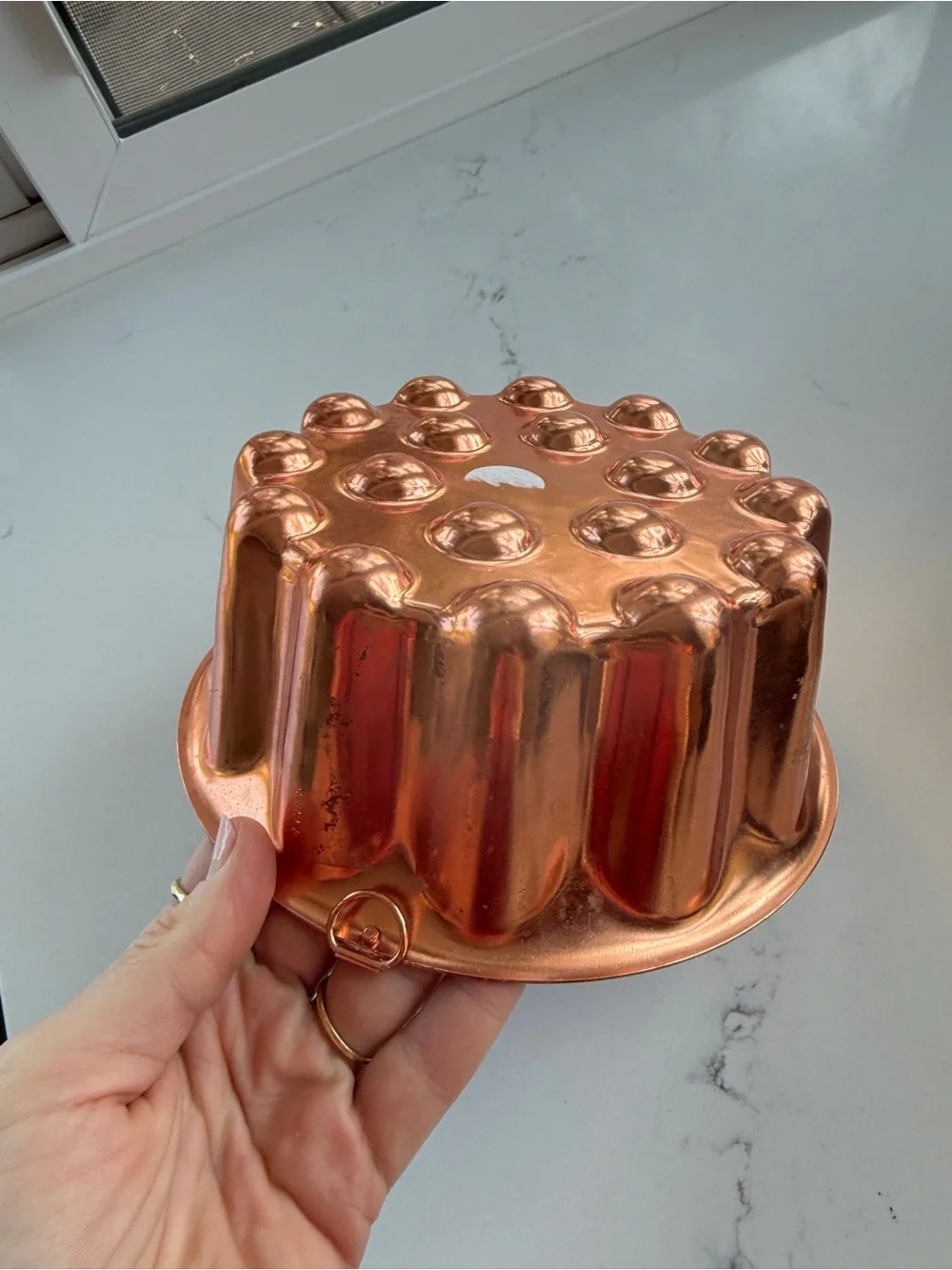 Vintage Copper-Tone Bundt Mold